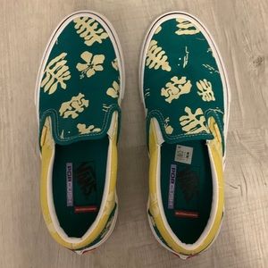 Worn one time; still faint smell of new shoes; fantastic condition